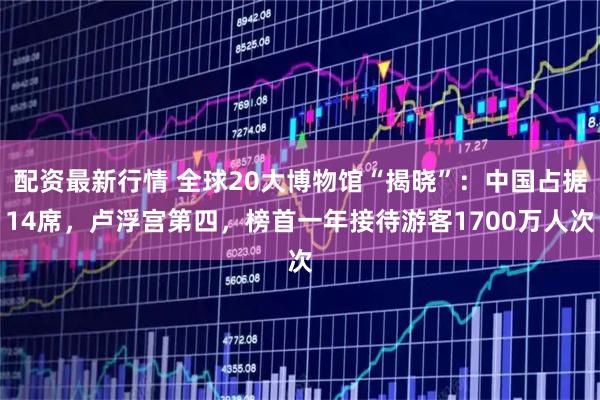 配资最新行情 全球20大博物馆“揭晓”：中国占据14席，卢浮宫第四，榜首一年接待游客1700万人次