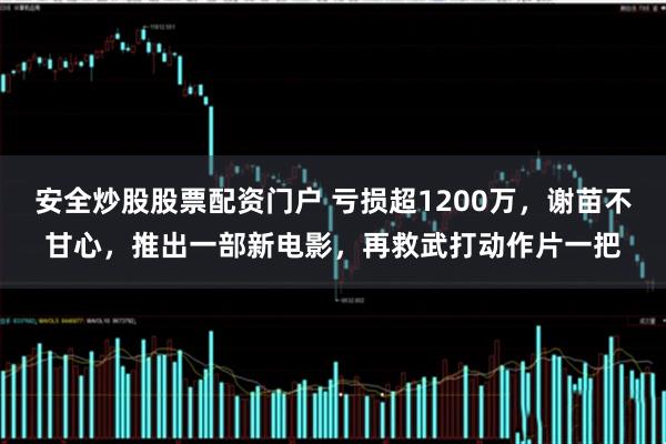 安全炒股股票配资门户 亏损超1200万，谢苗不甘心，推出一部新电影，再救武打动作片一把